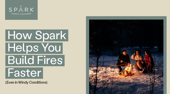 People sitting around a fit pit