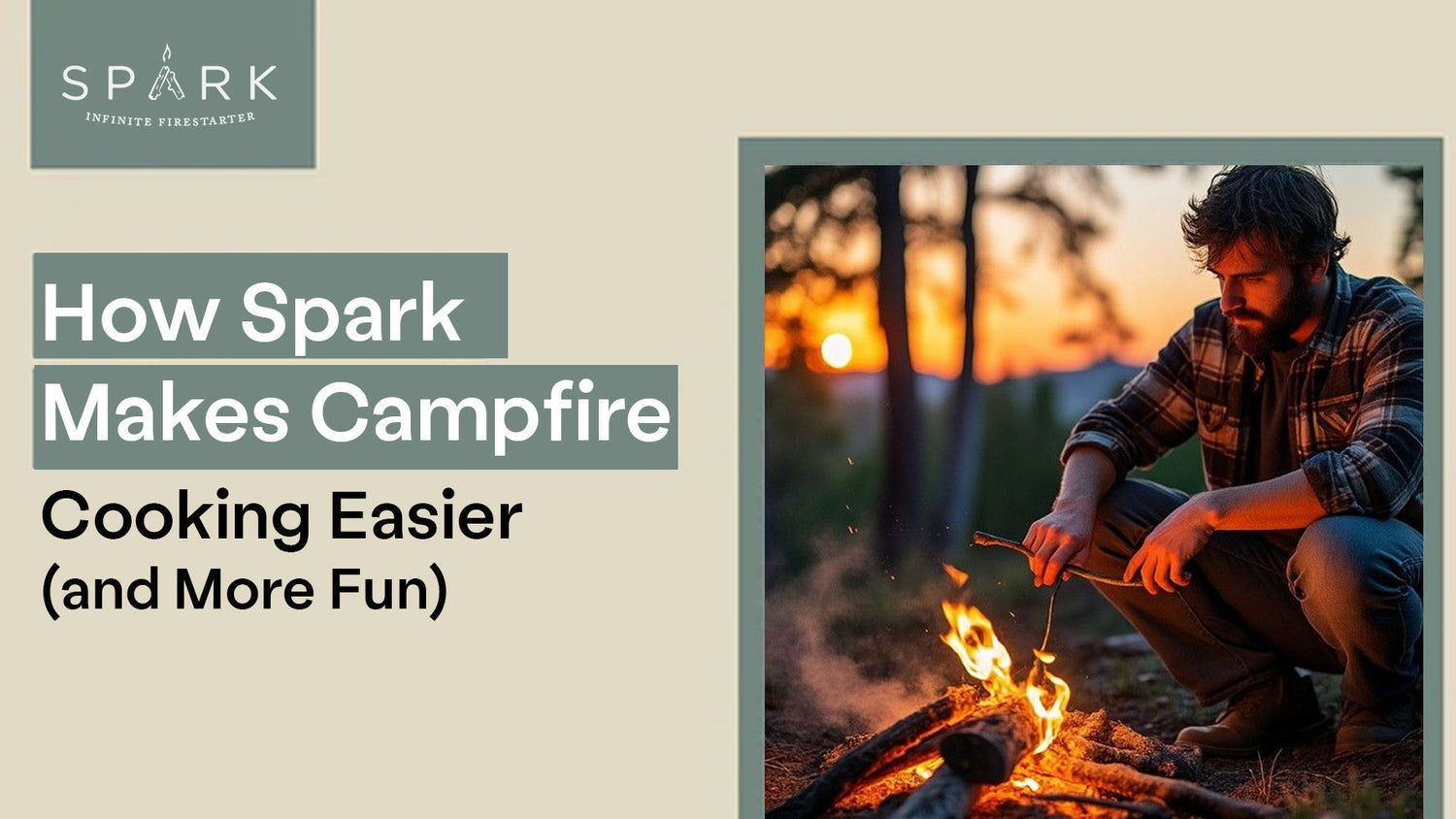 A man sitting infront of the firepit outdoors
