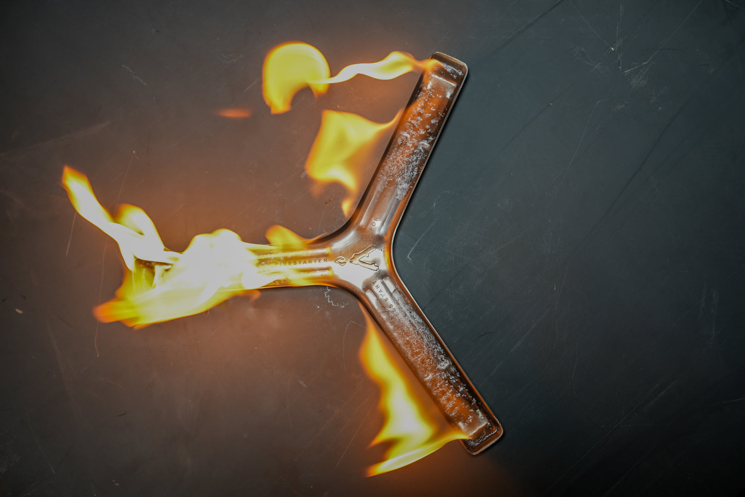 Fire starter metal spark flame