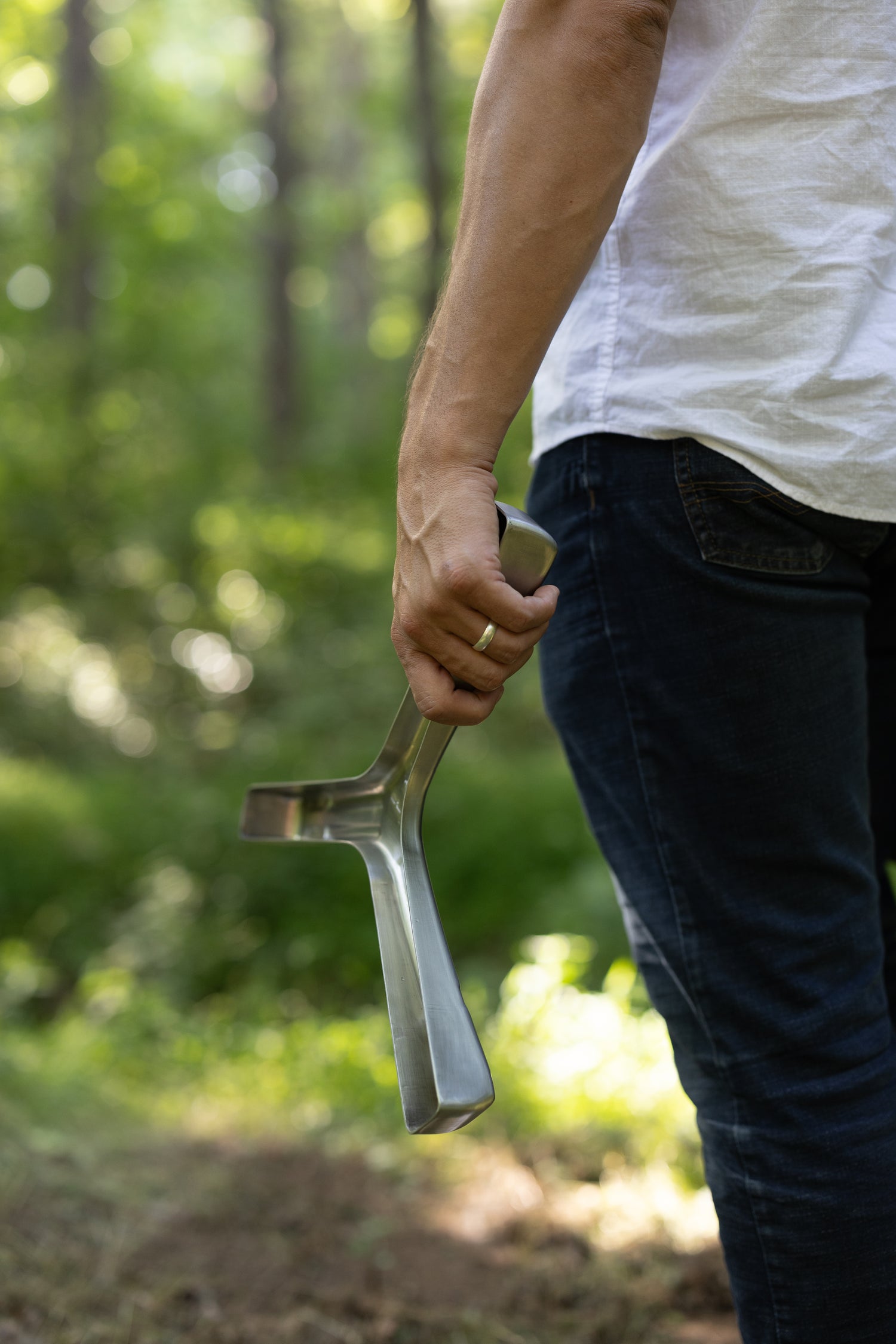Fire starter carried in woods