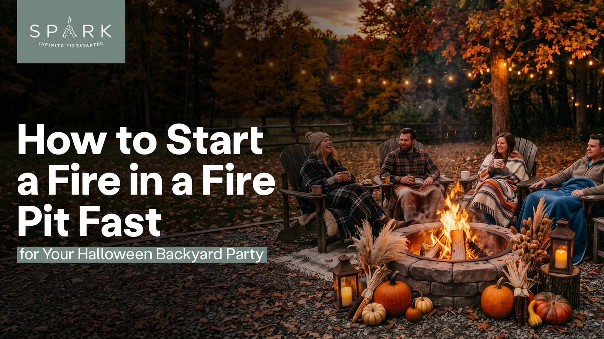 How to Start a Fire in a Fire Pit Fast for Your Halloween Backyard Party