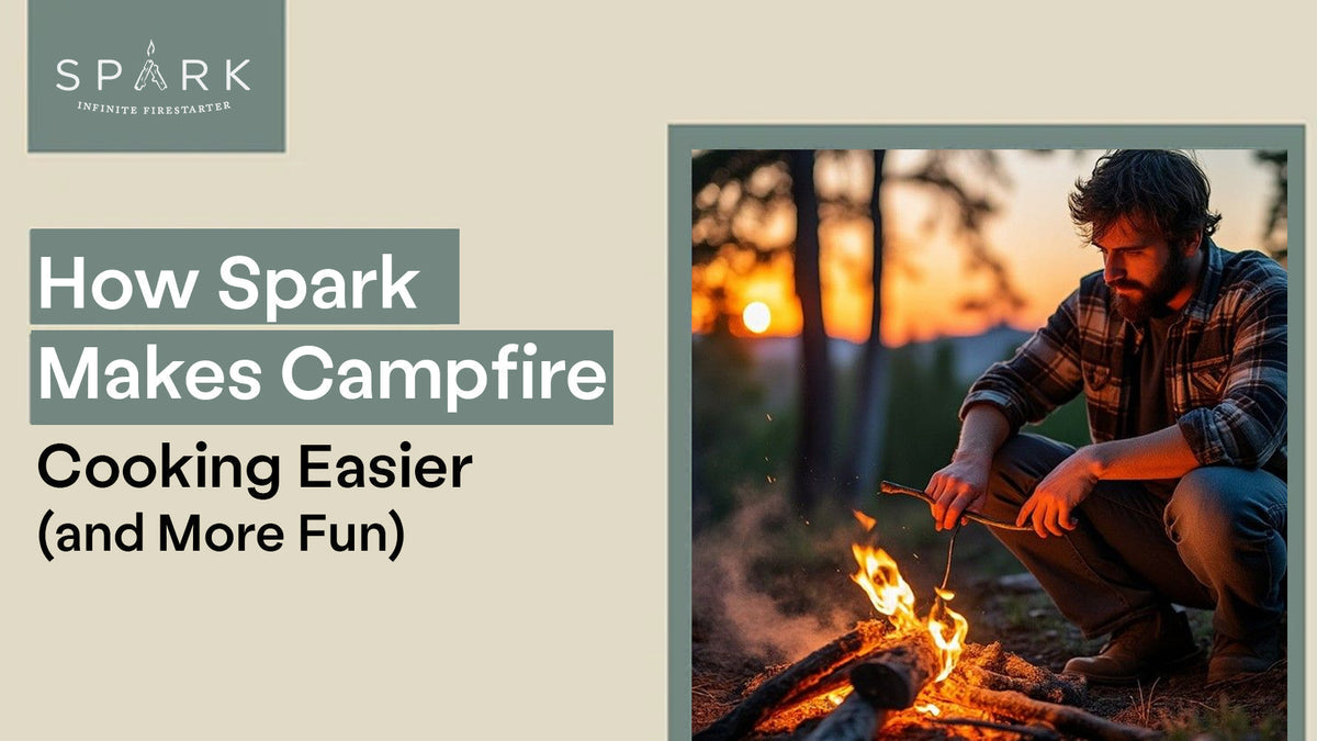 A man sitting infront of the firepit outdoors